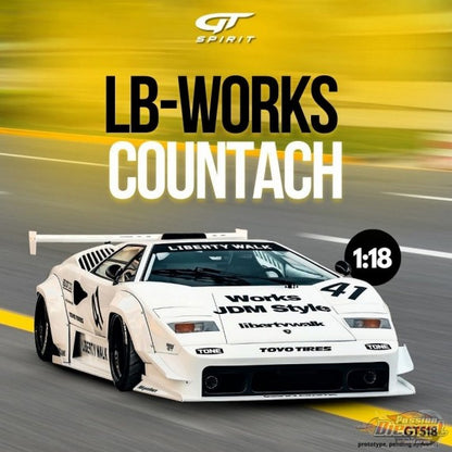 (PRE-ORDER, Q4, 2025) LB-WORKS LAMBORGHINI COUNTACH WHITE 2023