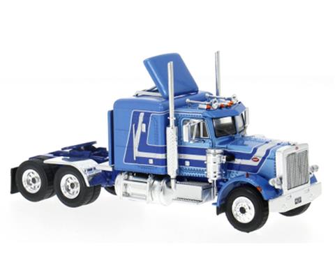 1973 Peterbilt 359 Sleeper in Blue and White - Cab Only