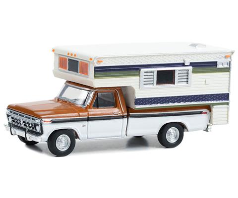1976 Ford F-250 Camper Special Pickup with Large Camper