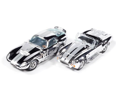 Shelby Cobra &amp; Shelby Cobra Daytona 50th Continuation Cars – Johnny Lightning 1:64 JLPK024SHELBYA