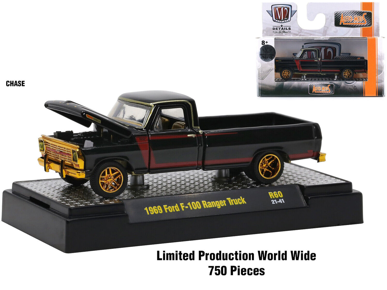 Chase Cars-1969 Ford F-100 Ranger Truck