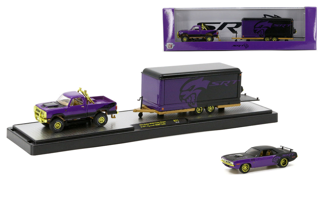 Chase Cars-1974 Dodge W200 Power Wagon &amp; 1971 Plymouth HEMI Cuda