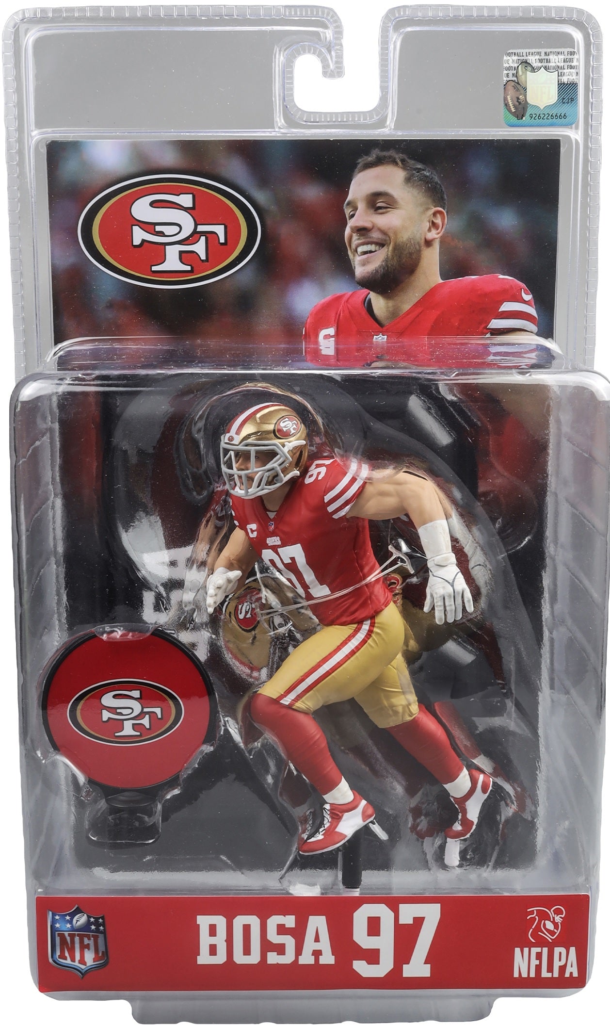 MCFARLANE NFL SPORTSPICKS-NICK BOSA (49ERS)