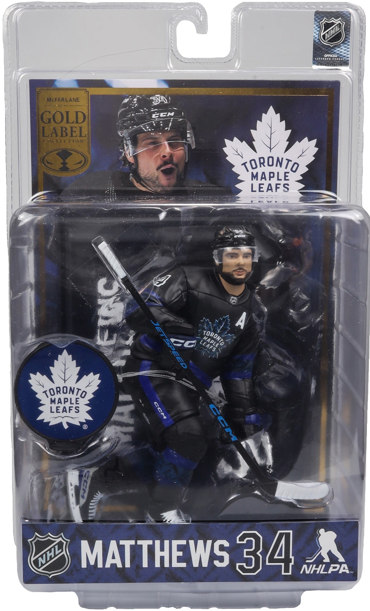 Auston Matthews (Toronto Maple Leafs) Gold Label NHL 7&