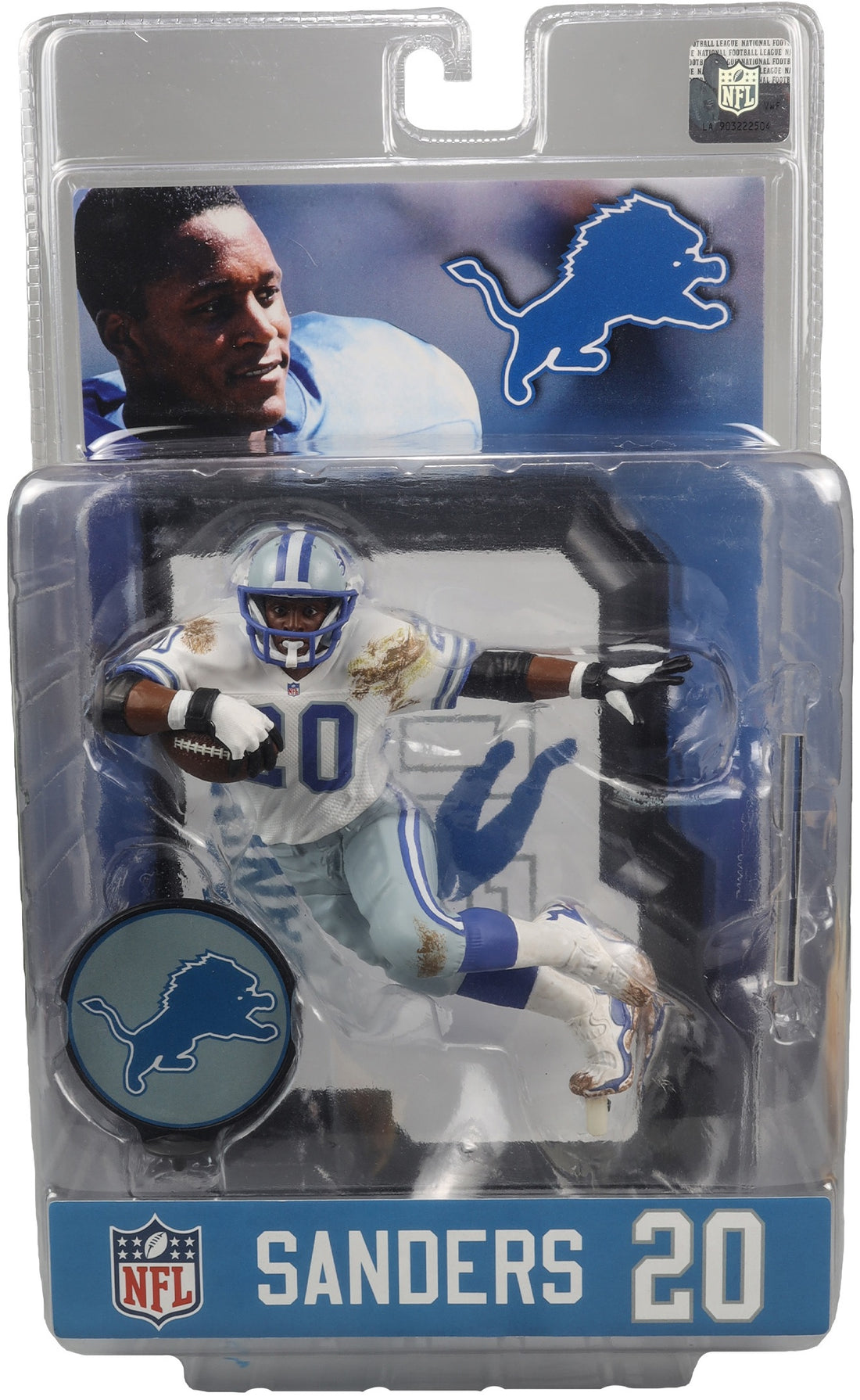 MCFARLANE NFL SPORTSPICKS-BARRY SANDERS (WHITE)