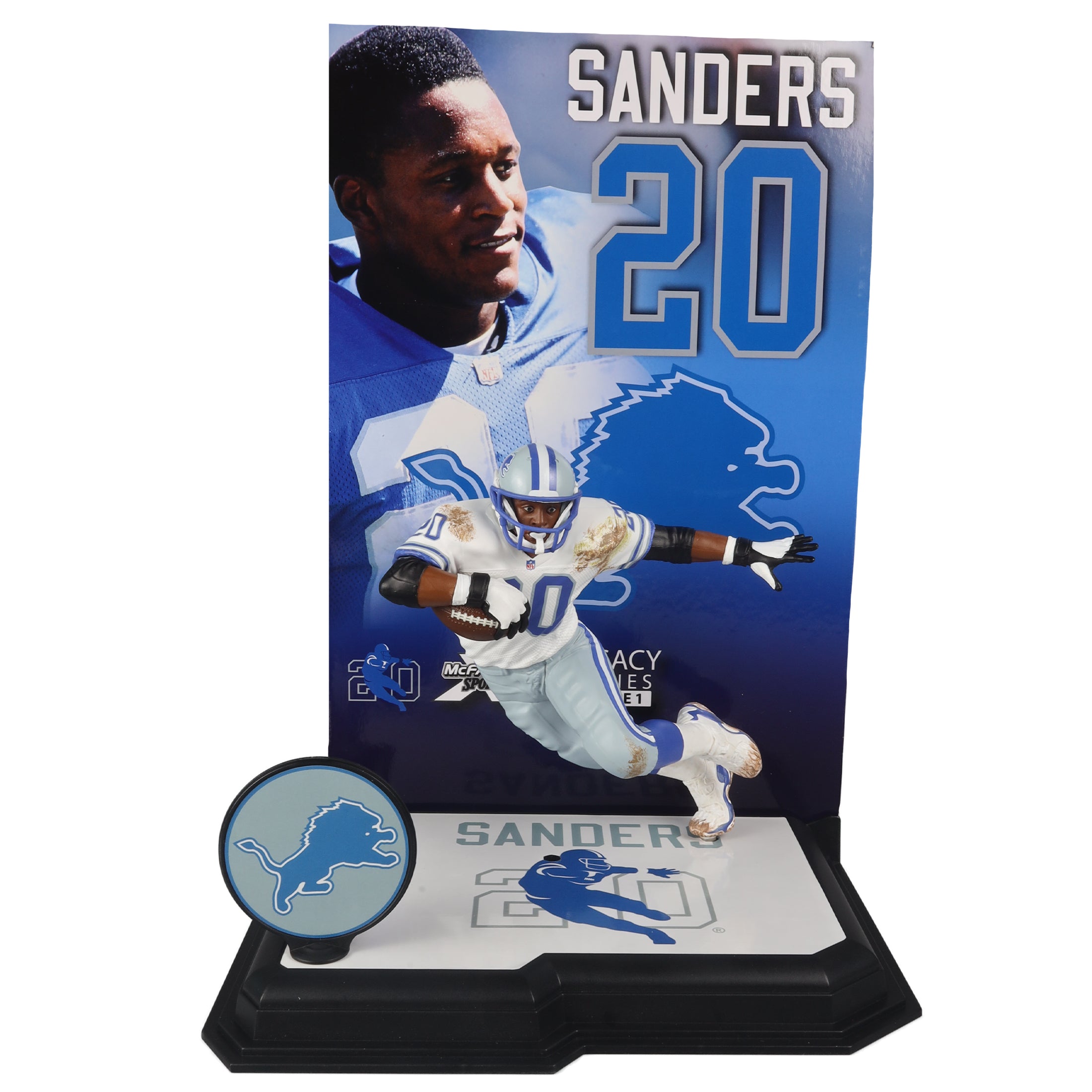 MCFARLANE NFL SPORTSPICKS-BARRY SANDERS (WHITE)