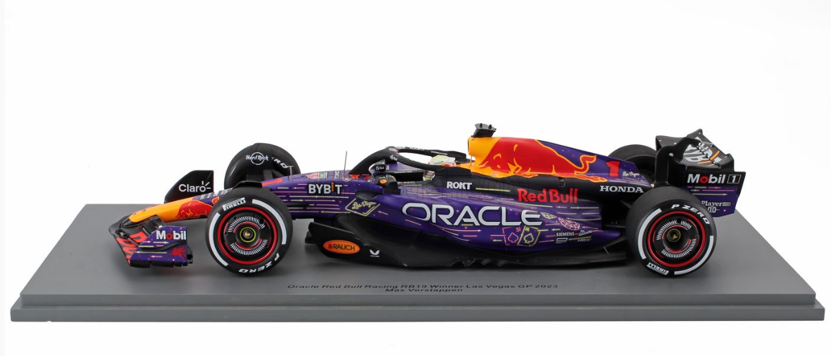 F1 RB19 TEAM ORACLE RED BULL RACING N 1 WORLD CHAMPION WINNER LAS VEGAS USA GP 2023 MAX VERSTAPPEN
