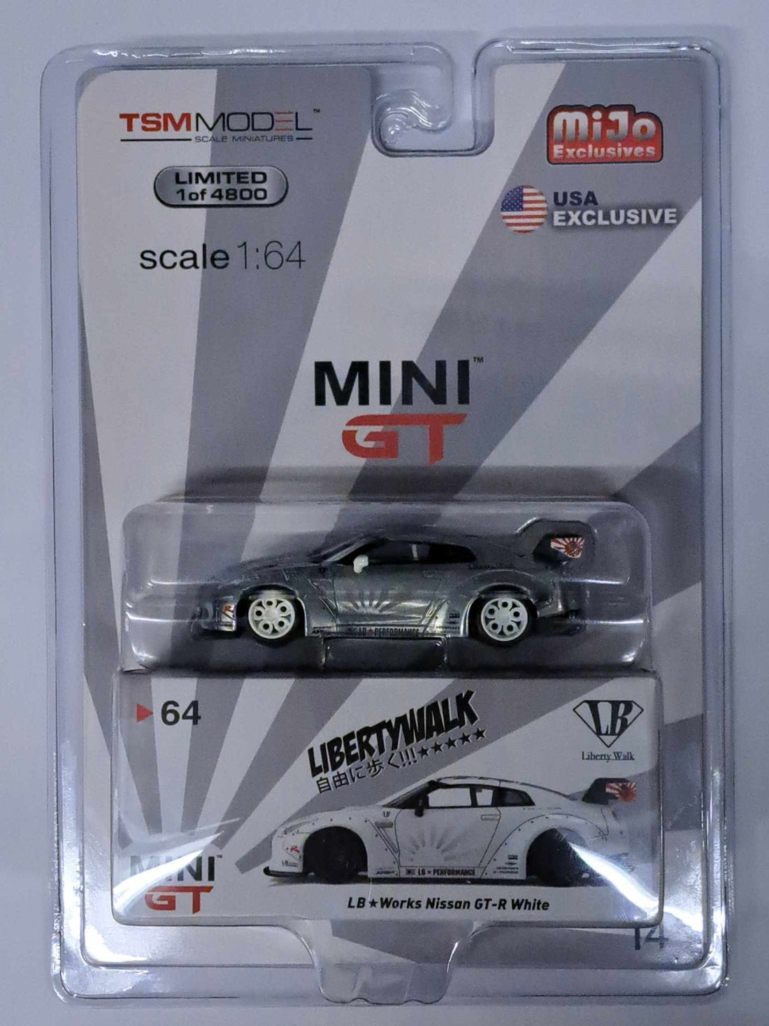 CHASE CAR-Nissan GT-R (R35) Type 1 LB Works "Liberty Walk"