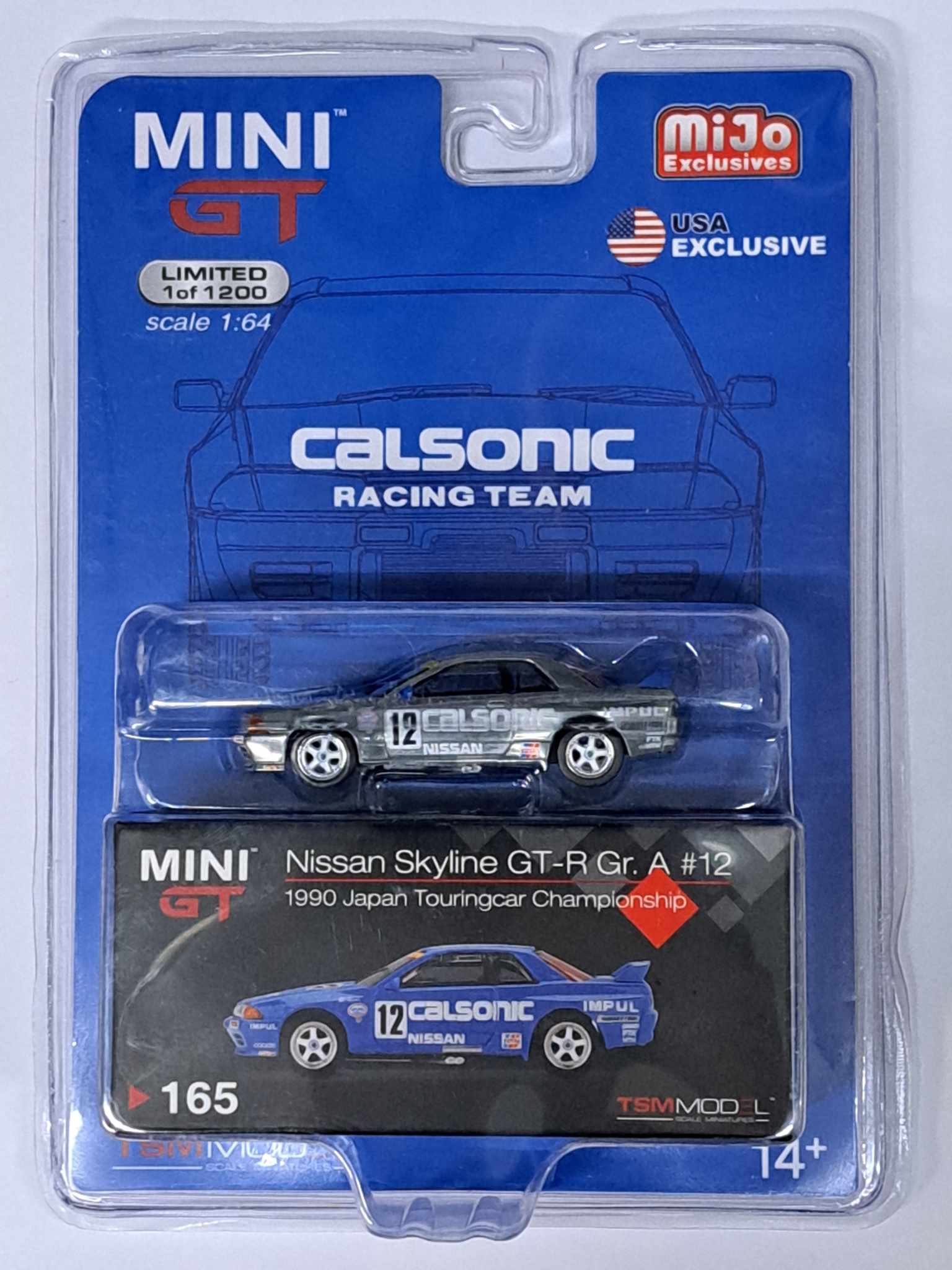 CHASE CARS-Nissan Skyline GT-R R32 #12 Calsonic Japan Champion