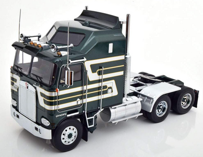 1976 Kenworth K-100 Aerodyne (Green/Silver) 1:18 *Voir Note-*See Note