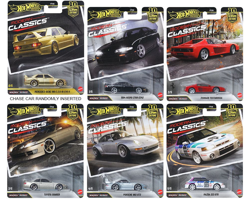 Hot Wheels 1:64 Premium 2026-CAR CULTURE MODERN CLASSICS SEALED CASE FPY86-961S