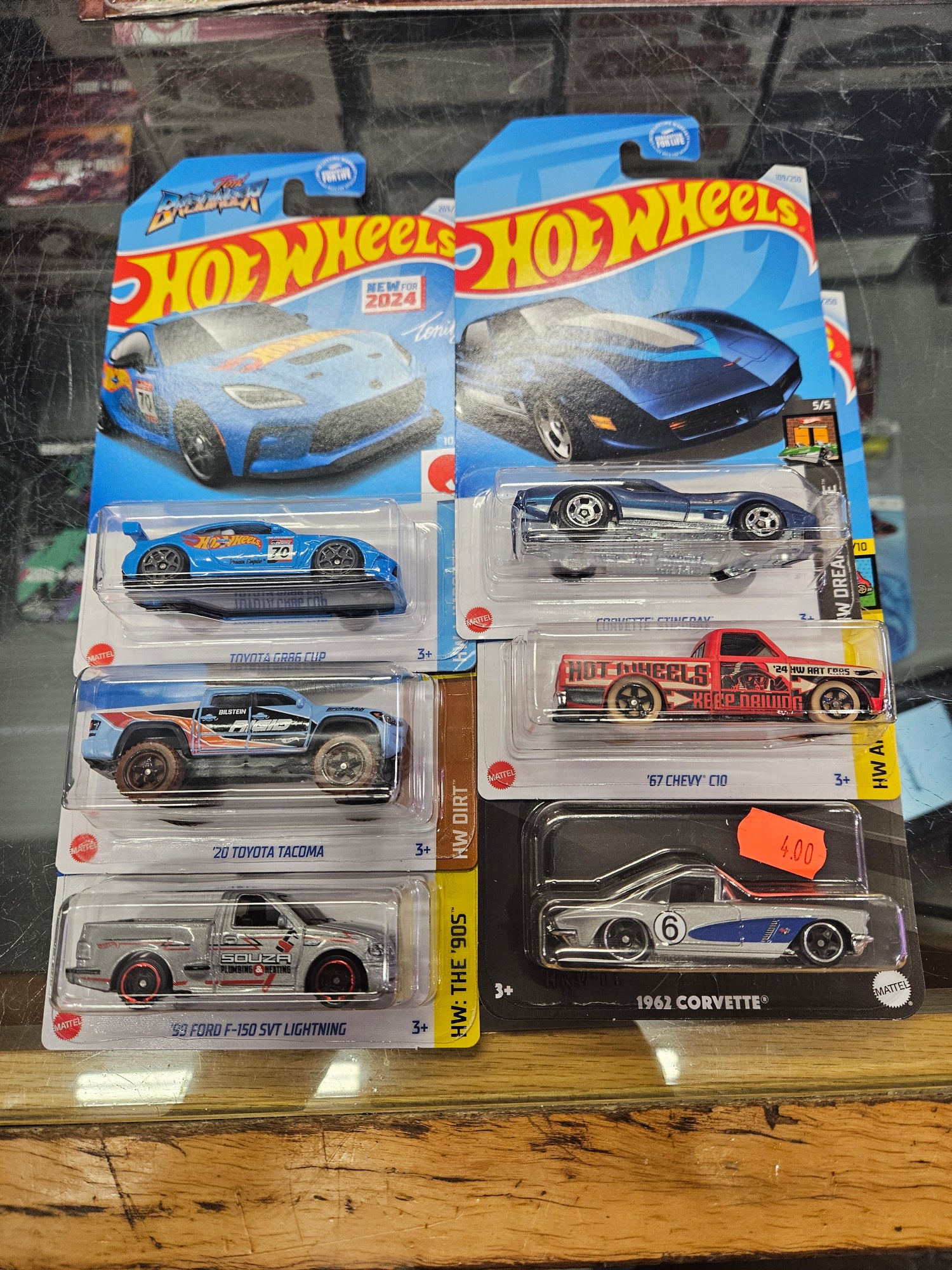 HOT WHEELS 6 POUR 20