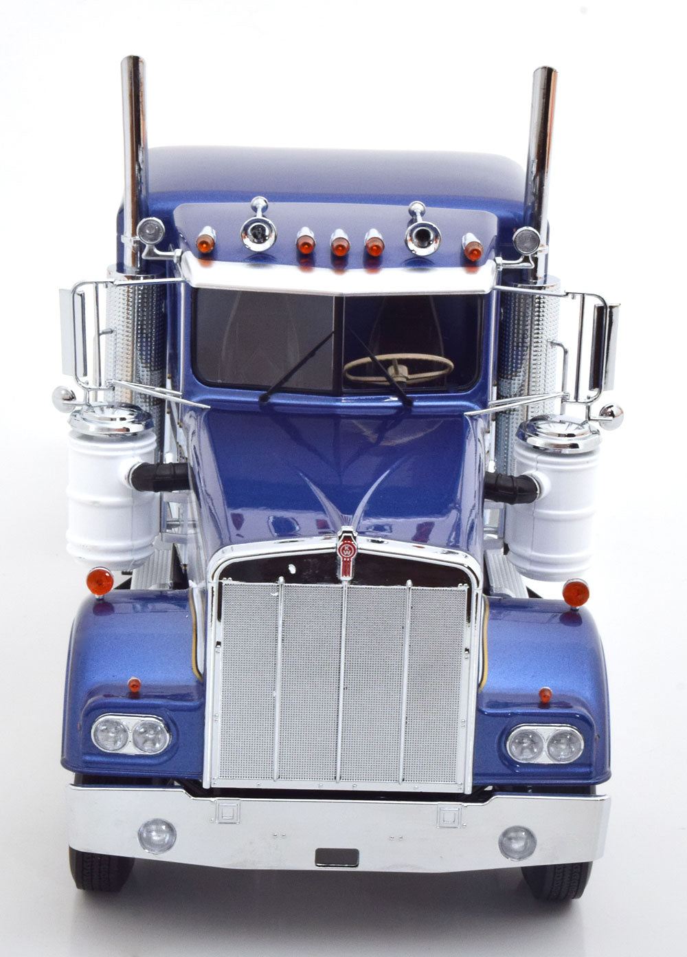 Kenworth W900 Truck Prime Mover (Blue Metallic / White) 1:18 *Voir Note-*See Note