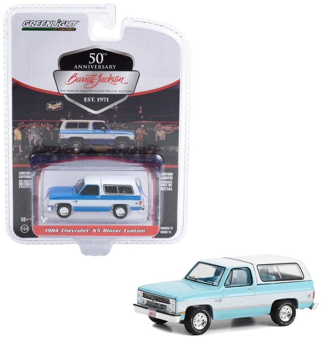 1984 Chevrolet K5 Blazer Custom in Blue and White