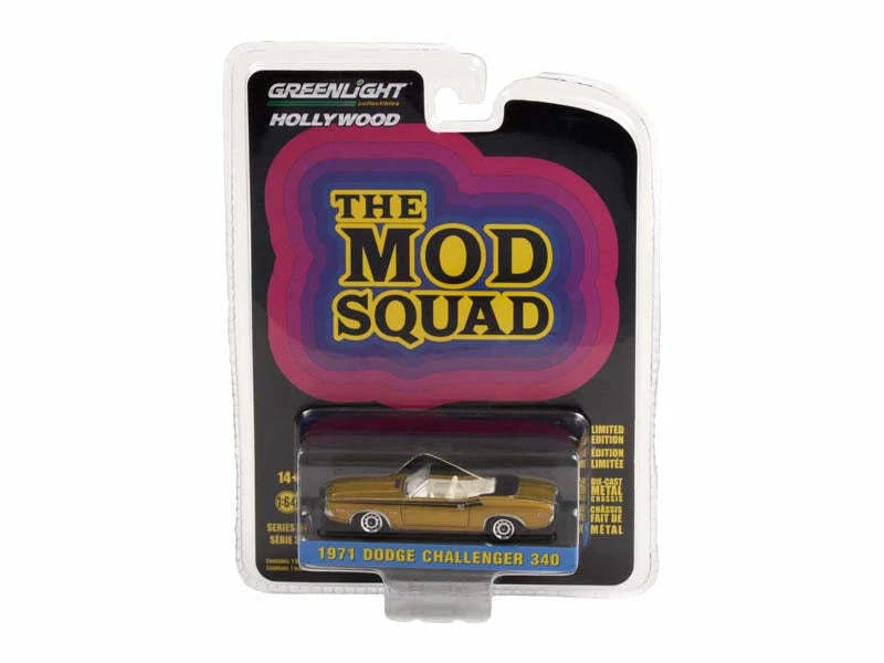 The Mod Squad (1968-73 TV Series) 1971 Dodge Challenger 340 Convertible Gold