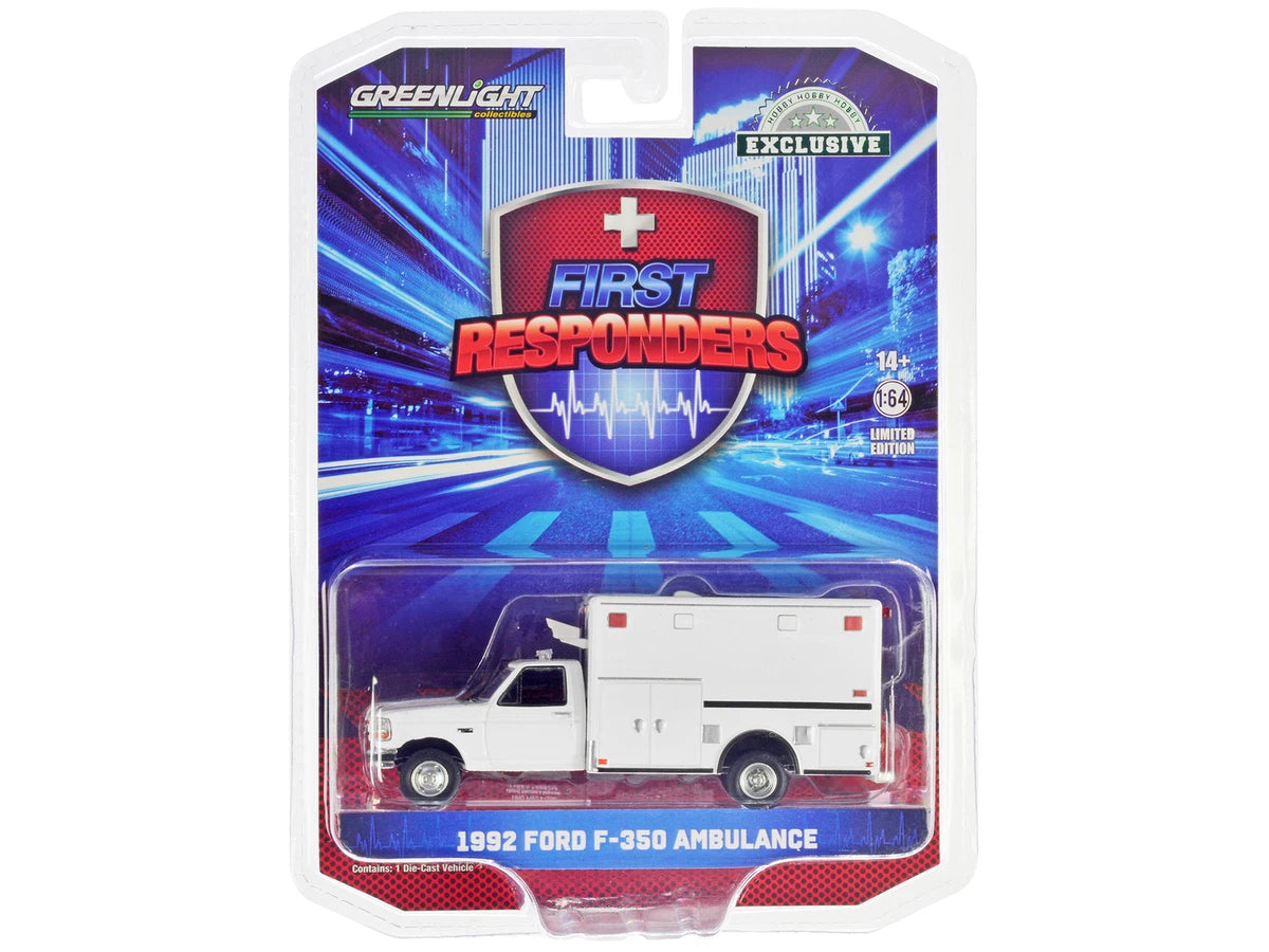 1992 Ford F-350 Ambulance in White - First Responders