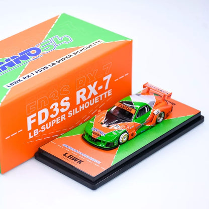 Mazda RX-7 FD3S LB-Super Silhouette (Green and Orange)