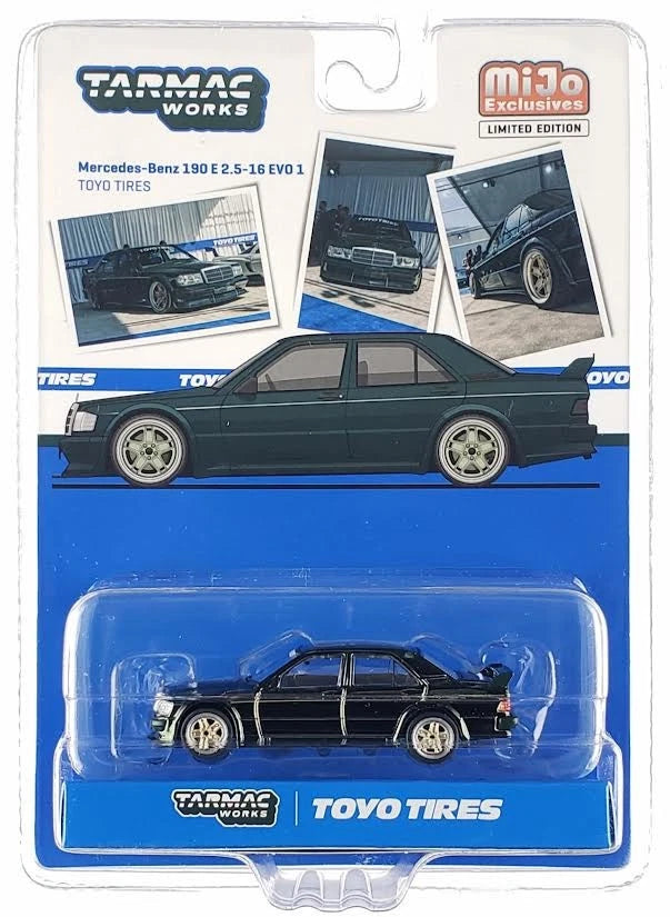 Tarmac Works 1:64, Mercedes-Benz 190 E 2.5-16 EVO 1 TOYO TIRES