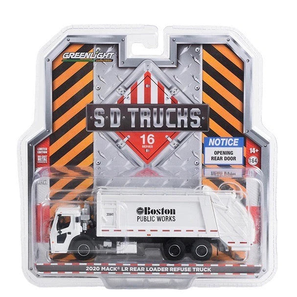 Boston Public Works, Boston, Massachusetts - 2020 Mack LR Rear Loader Refuse Truck