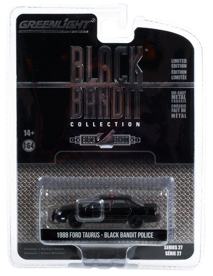 1988 Ford Taurus-Black Bandit Police