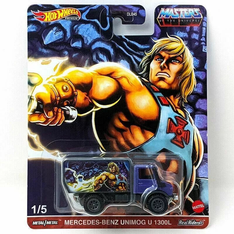 HOT WHEELS 2021, MASTERS OF THE UNIVERSE, MERCEDES BENZ UNIMOG U1300 L, 1/5 (GRL30)