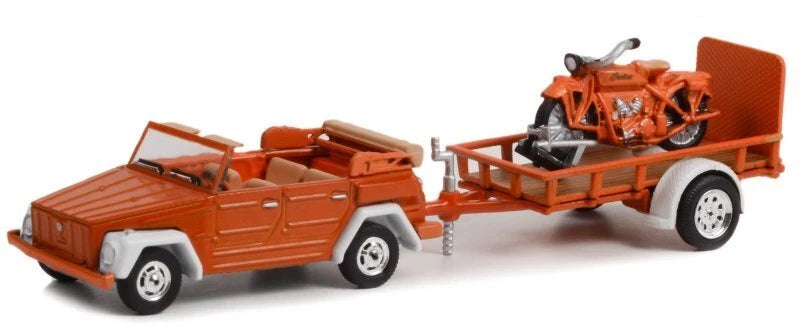 1973 Volkswagen Thing (Type 181) and Trailer with 1920 Indian Scout "Hitch &amp; Tow Series 26"