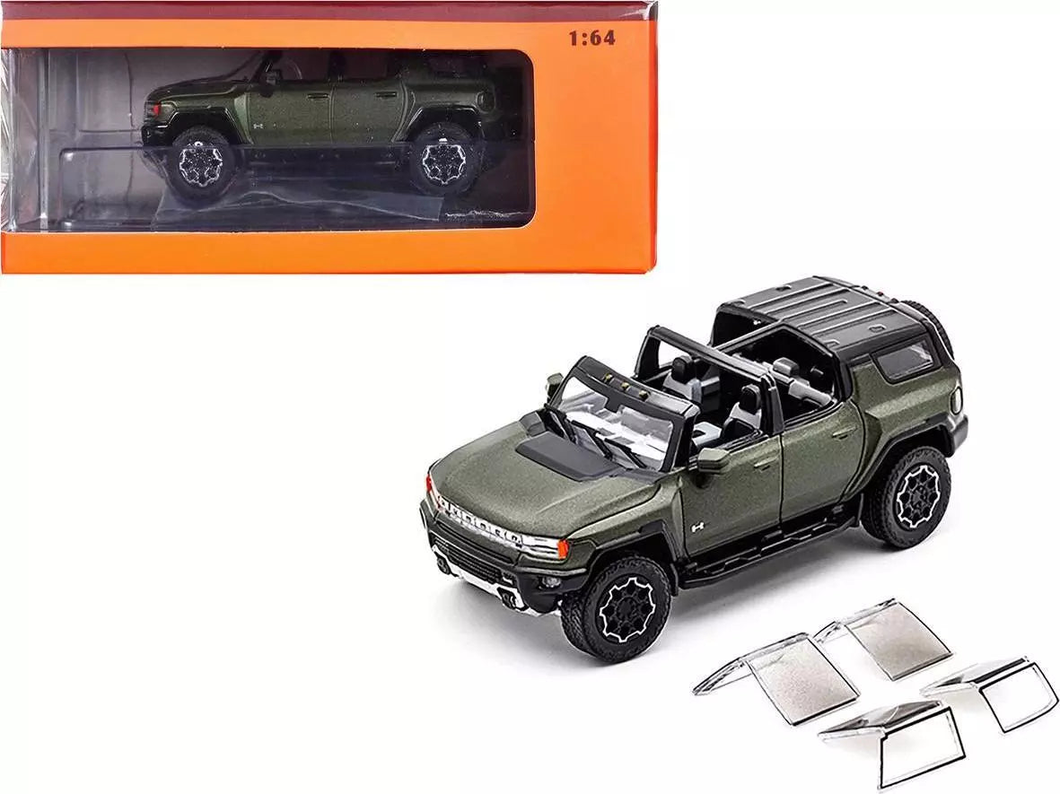 2023 GMC Hummer EV SUV (Green Metallic with Black Top)359
