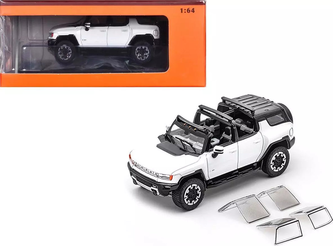 2023 GMC Hummer EV SUV (White with Black Top)360