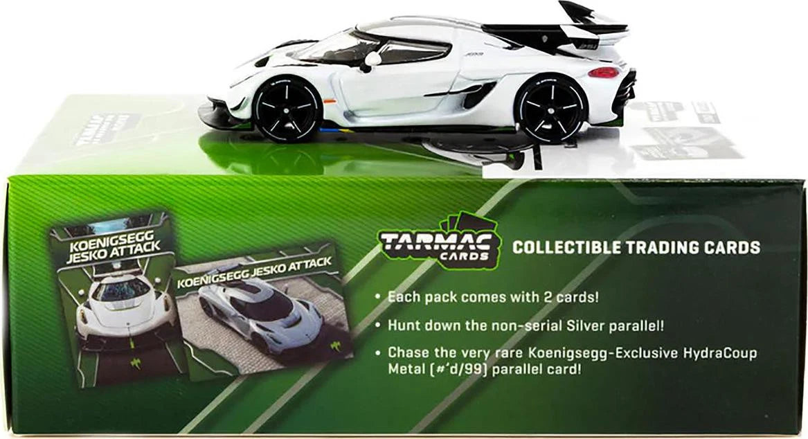 Koenigsegg Jesko Attack with Trading Card
