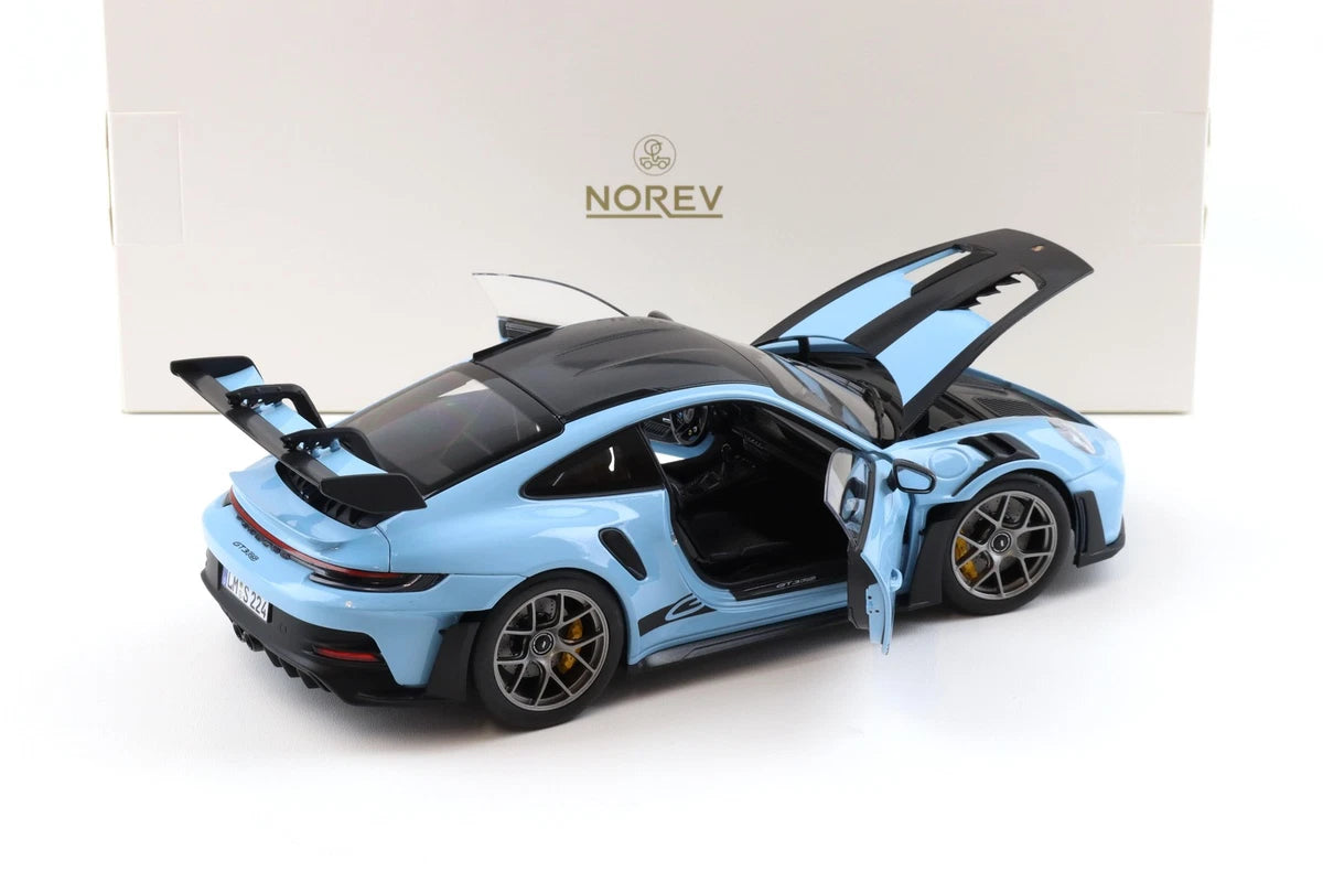 NOREV - Porsche 911 GT3 RS Weissach Package 2022 "Gulf blue"  (187367)