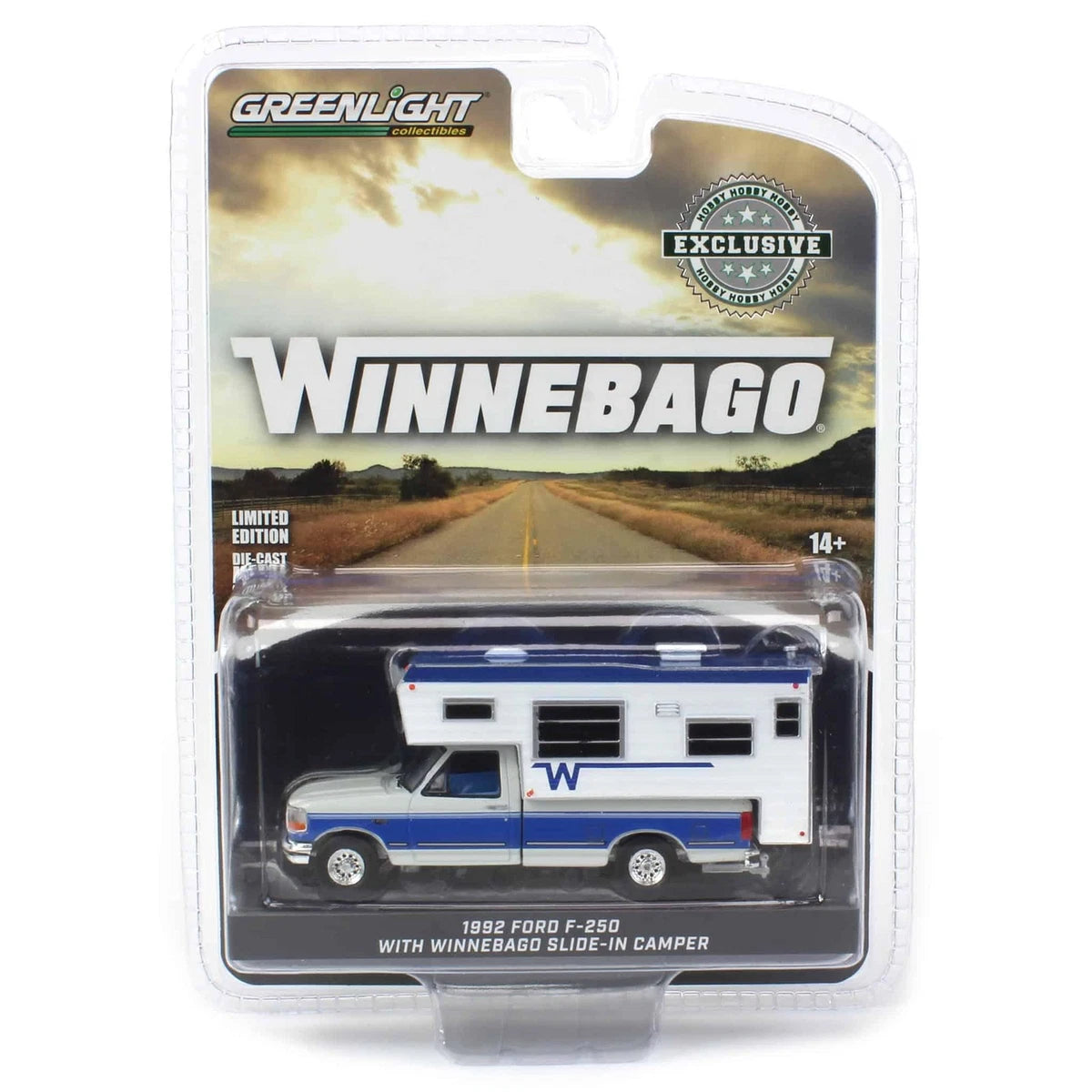 1992 Ford F-250 Long Bed Pickup with Winnebago Slide-In Camper