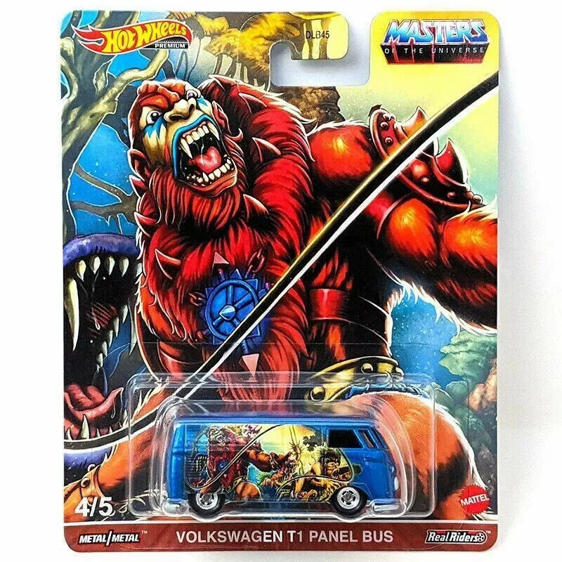 HOT WHEELS 2021, MASTERS OF THE UNIVERSE, VOLKSWAGEN T1 PANEL BUS, 4/5 (GRL32)