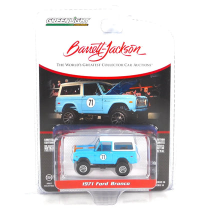 1971 Ford Bronco Custom SUV in Blue