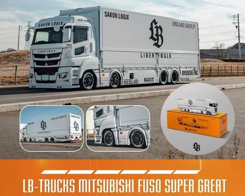 LBWK-Trucks Mitsubishi Fuso Super Great Transporter Sakon Logix