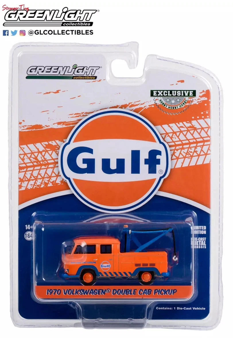 1970 Volkswagen Double Cab Pickup With Drop in Tow Hook "Gulf"