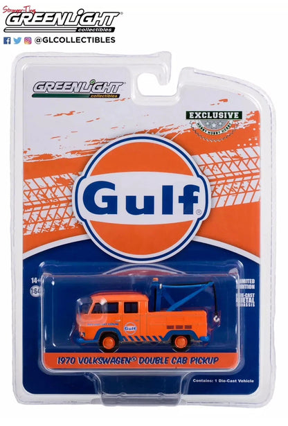 1970 Volkswagen Double Cab Pickup With Drop in Tow Hook "Gulf"