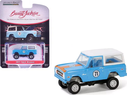 1971 Ford Bronco Custom SUV in Blue