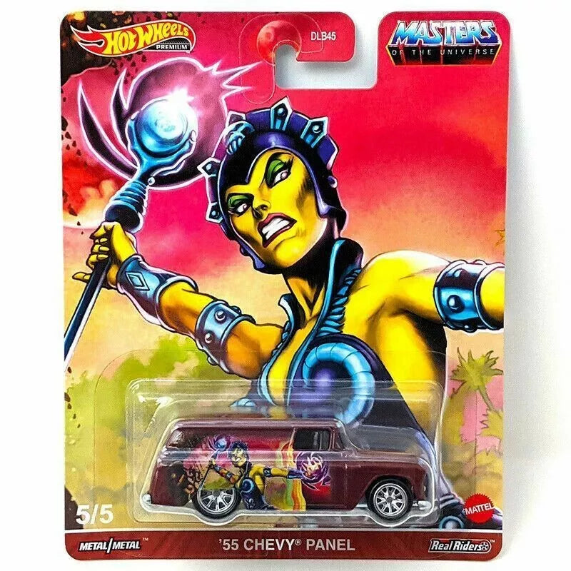 HOT WHEELS 2021, MASTERS OF THE UNIVERSE, 55 CHEVY PANEL, 5/5 (GRL33)