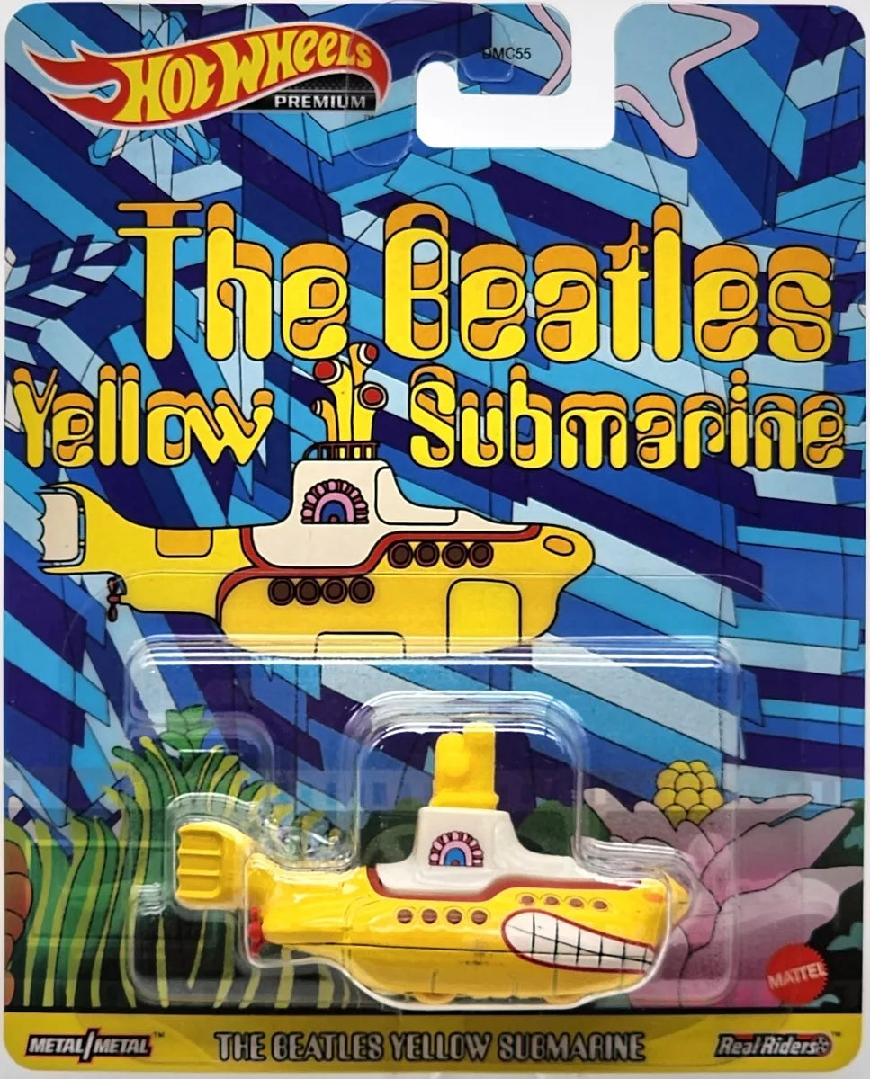 Hot Wheels Premium 2021, Retro Entertainment F, The Beatles, Yellow Submarine, (HDT50)