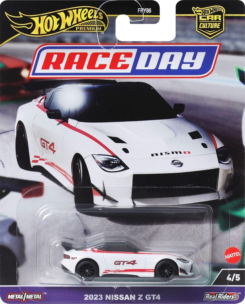 Hot Wheels Premium Car Culture 2024, Race Day, Nissan Z GT4 (HRV73)