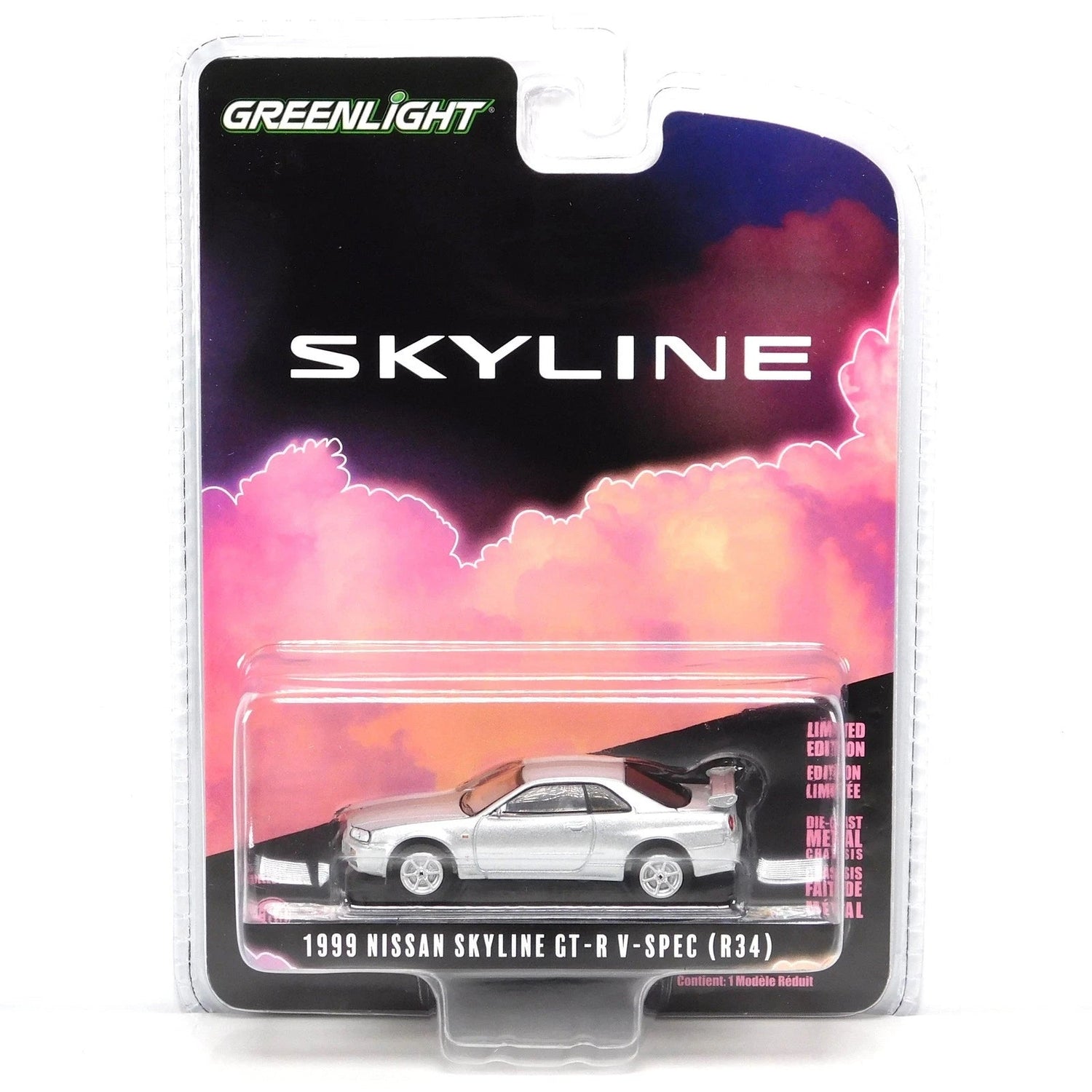 1999 Nissan Skyline V-Spec (R34) in Sonic Silver - 25th Anniversary (GL28160-E)