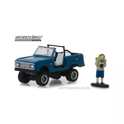 1967 Ford Bronco (Doors Removed) with Backpacker, Firestone, The Hobby Shop Series 6