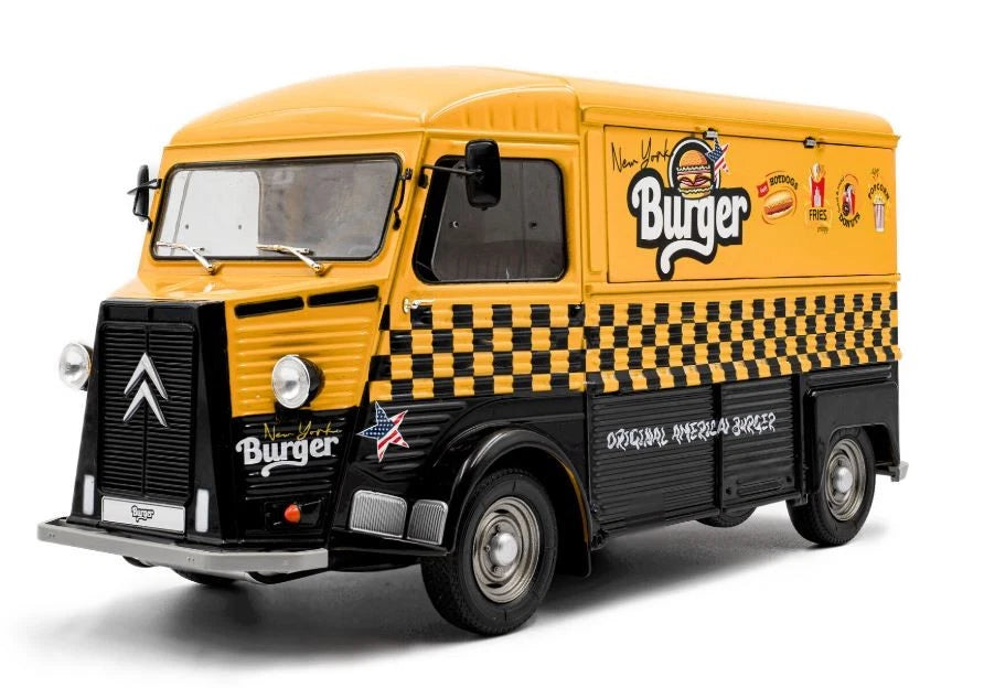SOLIDO-Citroën HY Food Truck Burger 1969 (S1804822)