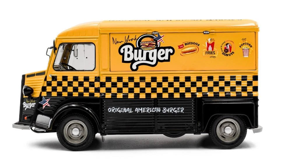 SOLIDO-Citroën HY Food Truck Burger 1969 (S1804822)