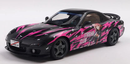 SOLIDO-1999 MAZDA RX7 FD3RS BLACK &amp; PINK - SOLID WORKS ITASHA CLUB (S1810605)