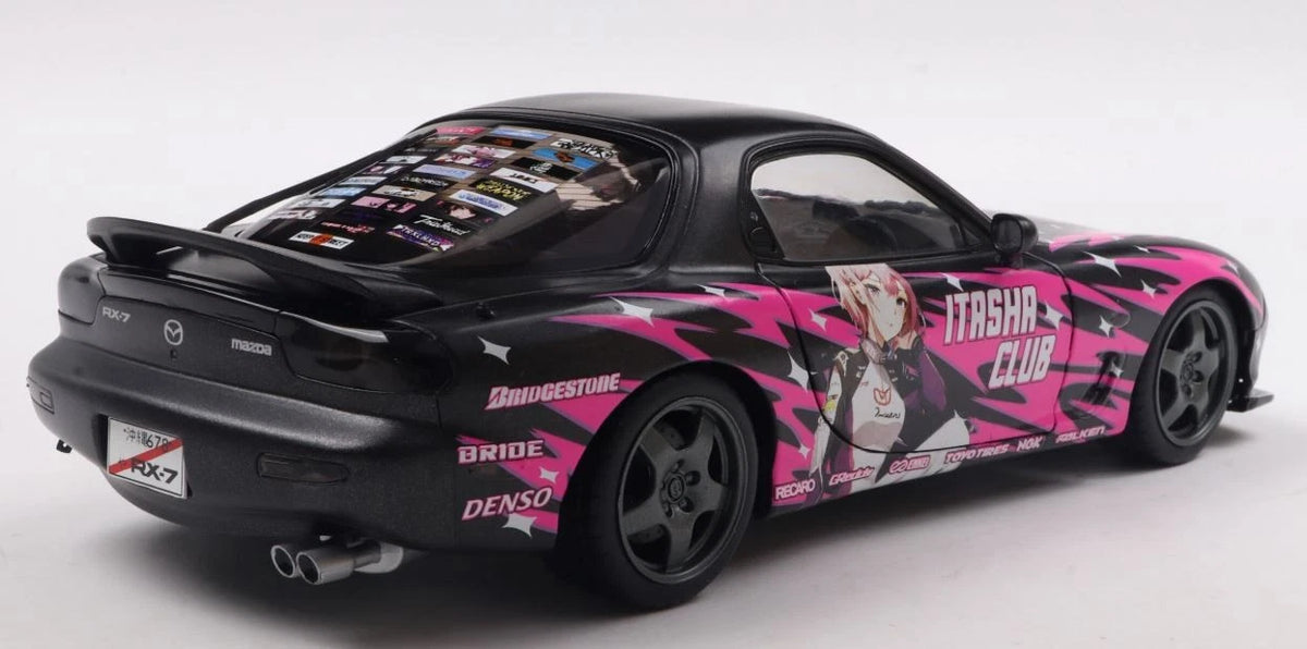 1990 Pink Rx7 SOLIDO-1999 MAZDA RX7 FD3RS BLACK & PINK - SOLID WORKS ITASHA CLUB (S1 ...