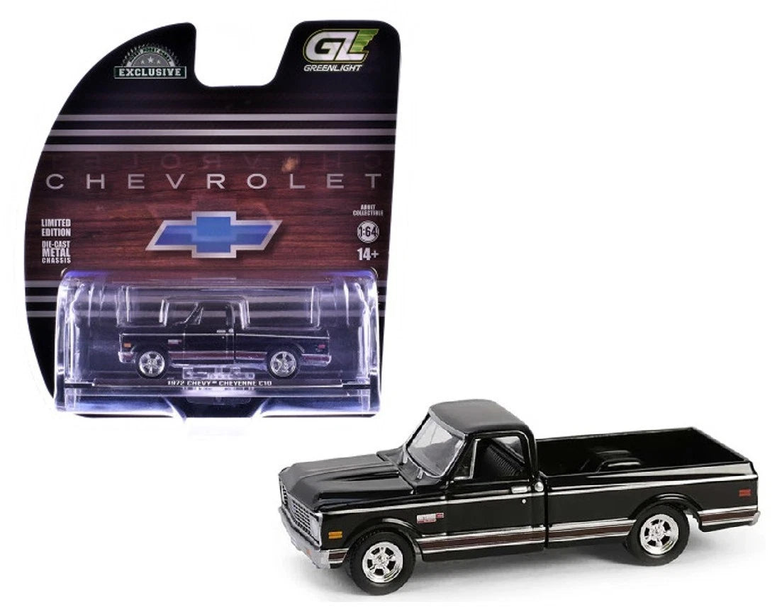1972 Chevrolet Cheyenne C10 Short Bed Black (GL30546)