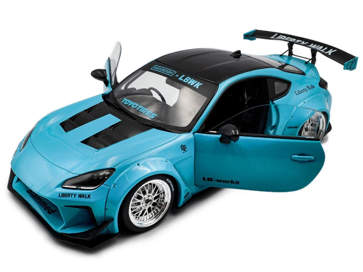 SOLIDO-2024 Toyota GR86 Liberty Walk Body Kit Baby Blue S1813601