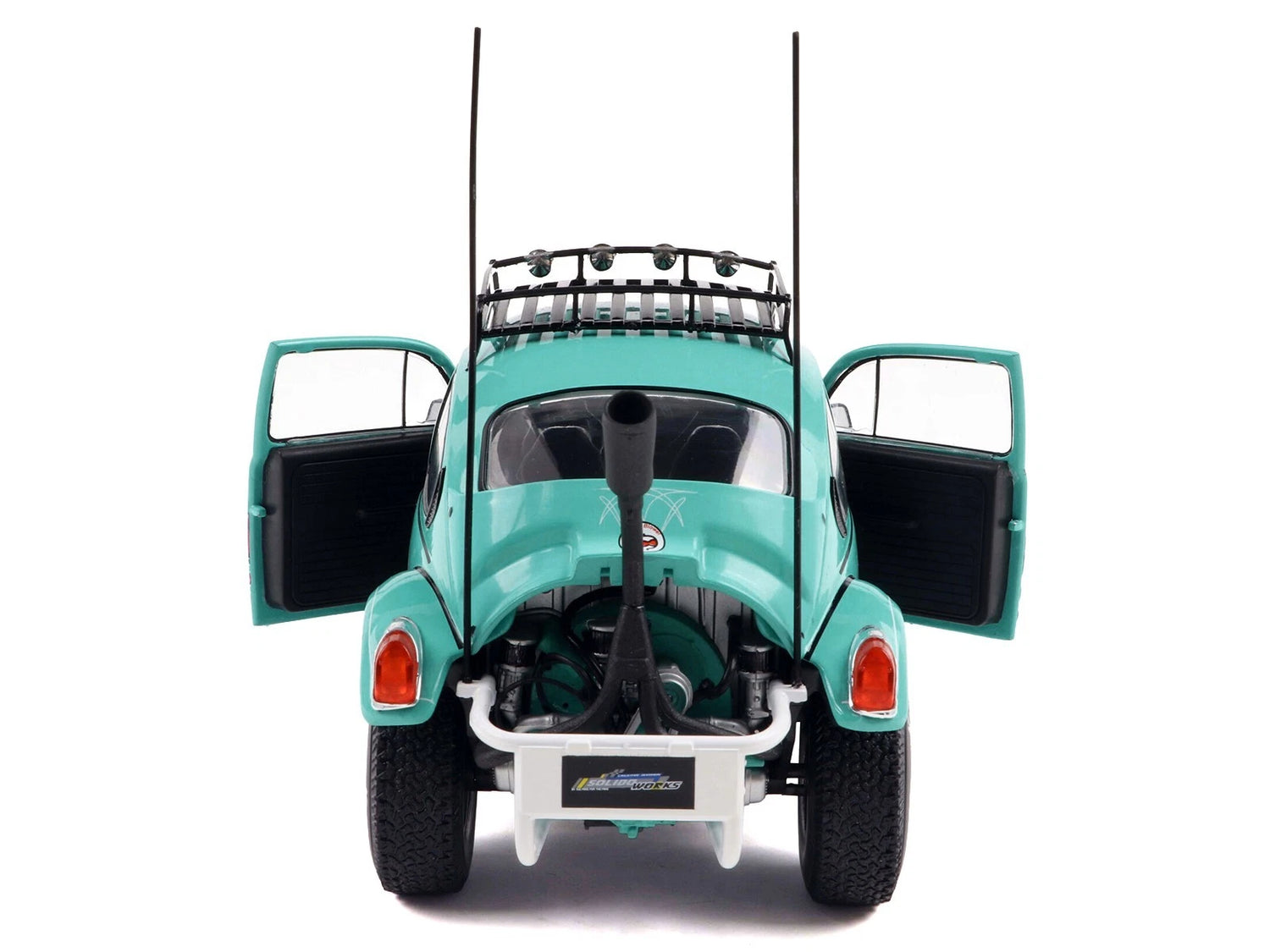 SOLIDO-1976 Volkswagen Beetle All Road – Miami Green  (S1809604)
