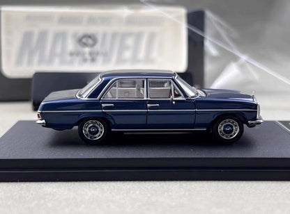 Maxwell Model 1:64-Mercedes-Benz 200 W114-Blue MW640032